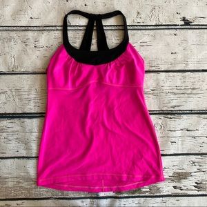 Lululemon HOT pink workout top